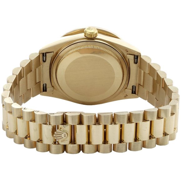 Rolex Day-Date 36mm Custom Bezel Watch w/ Rolex Box - Picture 5 of 8